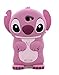 3D Blue Stitch & Lilo Soft Silicone Case Cover For Alcatel LG HTC Mobile Cell Phone (Alcatel One Touch Fierce 2 7040T, pink)