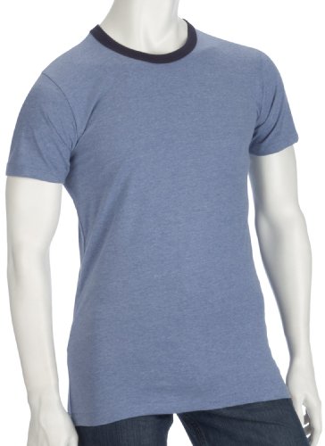 American Apparel Unisex Adults Melange Jersey Short Sleeve Gym T-Shirt