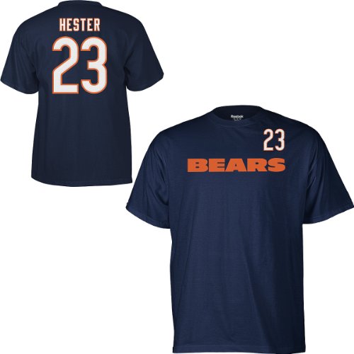 Reebok Chicago Bears Devin Hester Youth Name & Number T-Shirt Large