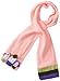 Kidorable Pink Girlfriends Soft Acrylic Knit Scarf for Girls with 3 Fun Characters