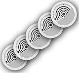 (Set of five) SpeakerCraft 'AccuFit CRS7 One' reference quality in-ceiling speakers - closed-back design, ultra-shallow mount, suitable for Home Cinema use. 2 Year Guarantee.