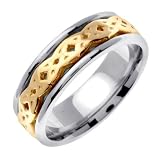 7mm 14K Gold Custom Celtic Wedding Band