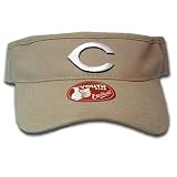 VISOR HAT MLB YOUTH CINCINNATI REDS KHAKI COTTON KIDS