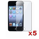 EMPIRE 5 Pack of Premium Crystal Clear Screen Protectors for Apple iPod Touch 4 4th Gen [EMPIRE Packaging]