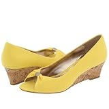 Ladies Etienne Aigner Open-Toe Wedge, Diana - Yellow (Mellow) by Etienne Aigner