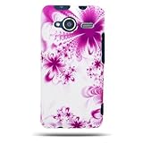 Hard Snap-on Shield RUBBERIZED With DAISY FLOWERS Design Faceplate Cover Sl ....