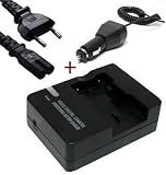 MicroInformatique - ABC Products � pile batterie CHARGEUR DE-A46 DE-A46A secteur (220V) & voiture (12V/24V) pour Panasonic Lumix CGA-S007, CGA-S007E, DMW-BCD10 pour DMC-TZ1, DMC-TZ2, DMC-TZ3, DMC-TZ4, DMC-TZ5, DMC-TZ11, TMC-TZ15, DMC-TZ24, DMC-TZ50