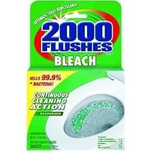 2000 Flushes 290074 Bleach Chlorine Antibacterial Automatic Toilet Bowl Cleaner, 1.2 oz