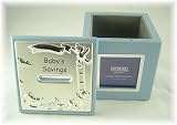 *Photo Frame / Money Box Cube* Silver Plated Baby Boy Christening Gift