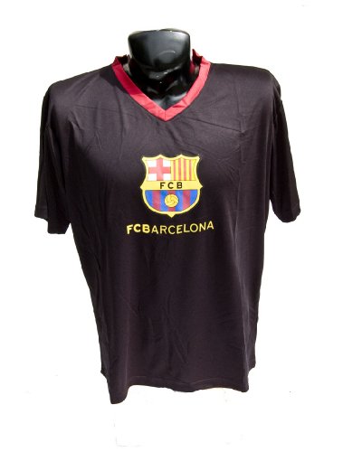 New Lightweight FC Barcelona Premier League Dri-Fit Soccer Jersey - Black 2010 Model