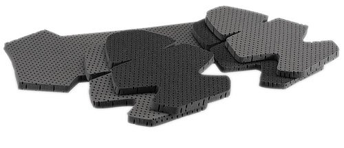 Firstgear TFOAM SHLD/ELB PD PR Pair of Tfoam armor pads fits elbow & sh TF PAD PAIR