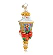 Christopher Radko Glass Ivory Glow Lantern Christmas Ornament #1015600