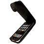 iGadgitz Luxury Black Genuine Leather Case Cover for Apple iPod Touch 2nd 2G & New 3rd Generation 3G 8gb, 16gb, 32gb & 64gb + Detachable Belt Clip & Screen Protector