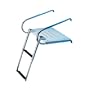AFI 67905 Swim Boarding Swim Platform Kit with Top Mount 2-Step Telescoping Ladder (Boats with Inboard/Outboard Motors)