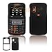 Black Rubber Feel Snap-On Cover Hard Case Cell Phone Protector for Samsung Magnet A257 [Beyond Cell Packaging]