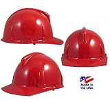 MSA Topgard Protective Caps With Fas-Trac Suspension - Red