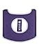 Zuca Reversible Seat Cushion - Purple/Lilac