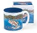 Ceramic Fishing Coffee Mug featuring Large Mouth Bass in Lake Scene