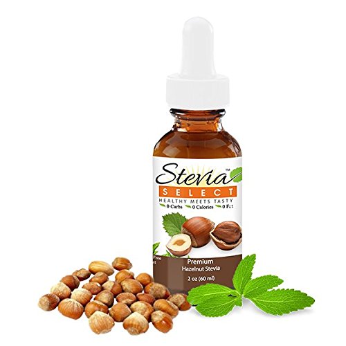Liquid Stevia Hazelnut-Stevia Select Natural Sweetener-Stevia Drops Extracted From Sweet Leaf -Liquid Stevia 2 Oz. Stevia - Perfect For Any Weight Loss- Diet Plan-Best Tasting Stevia Drops Guaranteed! ...