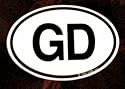 The Grateful Dead GD OVAL Sticker