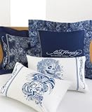 Ed Hardy Navy Tiger Decorative Pillow Collection