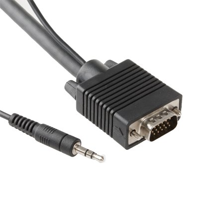 CE Compass 100FT Premium SVGA VGA Male M/M Monitor Cable w/ Audio