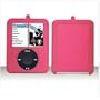 3rd Generation iPod Nano Video 2-Tone Rubberize Texture Crystal Carrying Case with LCD Screen Shield - 6 Choices, MAGENTA