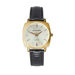 PIERRE CARDIN Women's Rose Gold-tone Watch with Silver Dial and Leather Strap. Model: PC3701RWK