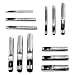 Heavy-Duty 12-Piece Hollow Punch Set for Metal, Wood, Leather, Plastic