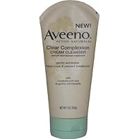 Aveeno Active Naturals Clear Complexion Cream Cleanser, 5 Ounce