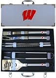 NCAA Wisconsin Badgers 8pc. BBQ Set w/Case