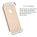 iPhone 6 Plus Case, MINIMALISM(TM) [3 in 1 Multicolor Series] Ultra Thin and Slim Design Coated Non Slip Surface with Excellent Grip Case Fit for iPhone 6 Plus and iPhone 6s Plus (5.5'') -- Gold