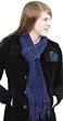 Handmade Pure Mercerised Cotton Scarf - Periwinkle Blue (Crocheted By Hand Masterpiece!)