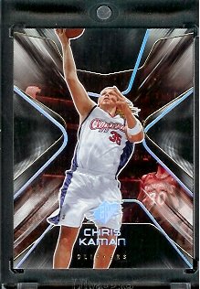 2006-07 Upper Deck SPX #37 Chris Kaman Los Angeles Clippers Basketball Card - Mint Condition - In Protective Display Case
