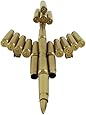 Gun Bullet Shell Casings Shaped Rare Model Air Force Jet Airplane Military Gift