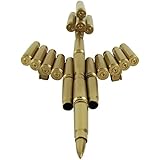 Gun Bullet Shell Casings Shaped Rare Model Air Force Jet Airplane Military Gift