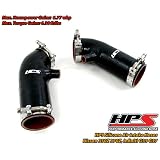 07-09 Nissan 350Z 3.5L VQ35HR HPS Silicone Post MAF Air Intake Hose Black by HPS