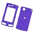 LG Incite CT810 AT&T Rubberized Snap On Protector Hard Case Leather Paint Rub...