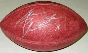 Jake Plummer Signed Official NFL Football - Snake