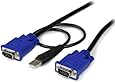 StarTech.com 6 feet 2-in-1 Ultra Thin USB KVM Cable (SVECONUS6)