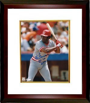Ken Griffey, Sr. Autographed/Hand Signed Cincinnati Reds 8x10 Photo 75 76 WSC Custom Framed