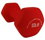 MDUSA Neoprene Coated Hex Dumbbells 12lb (pair)