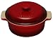 Le Creuset Stoneware 1-1/2-Quart Covered Round Casserole, Red