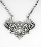 Kitsch n Kouture Knux and Stuff Winged Knuckles Sacred Heart Necklace
