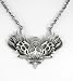 Kitsch n Kouture Knux and Stuff Winged Knuckles Sacred Heart Necklace