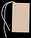 100 Large Blank KRAFT Hang Tags (2-1/8