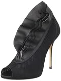 Casadei Women's 8066 Rouched Tulle Ruffle Peeptoe - Womens Shoes
