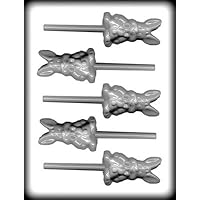 3 rabbit sucker Hard Candy Mold: 3 Count