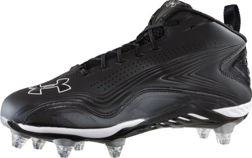 Men's UA Run N Gun II Mid D Football Cleats Cleat by Under Armour