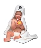 Oakland Raiders Infant Baby Hooded Bath Towel